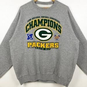 1996 NFL Green Bay Packers Football Retro Graphic Crewneck Sweatshirt